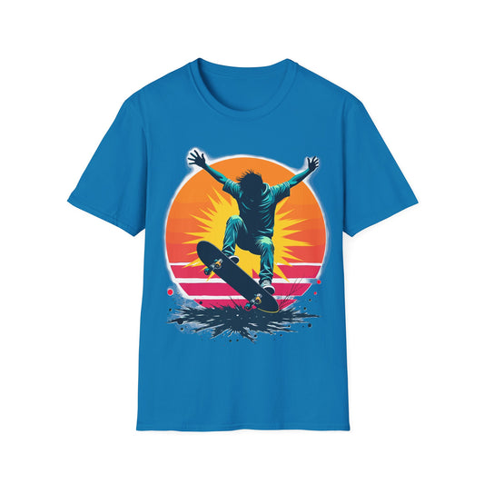 Retro Sun Skater T-Shirt