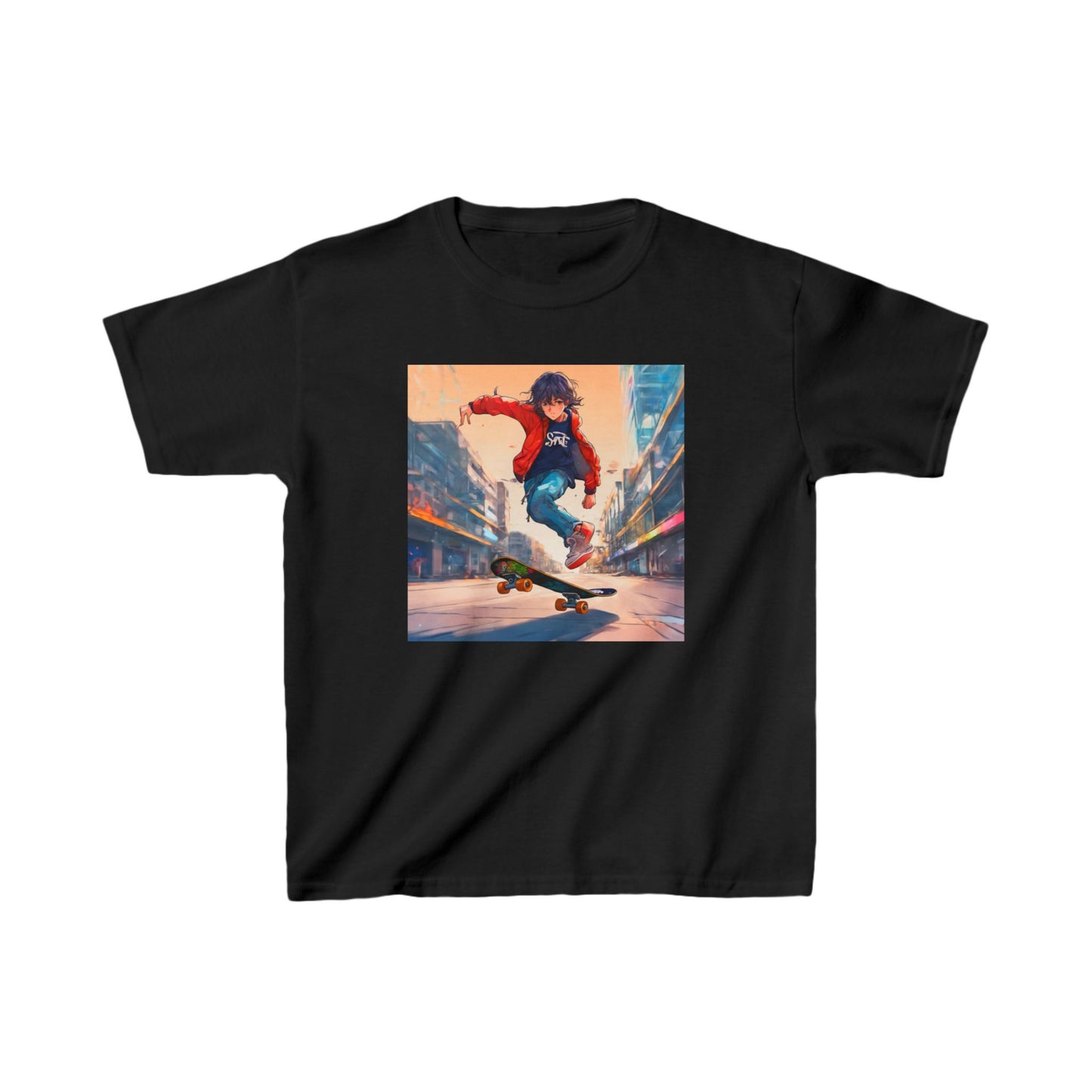 Anime City Boy Kid's Tee