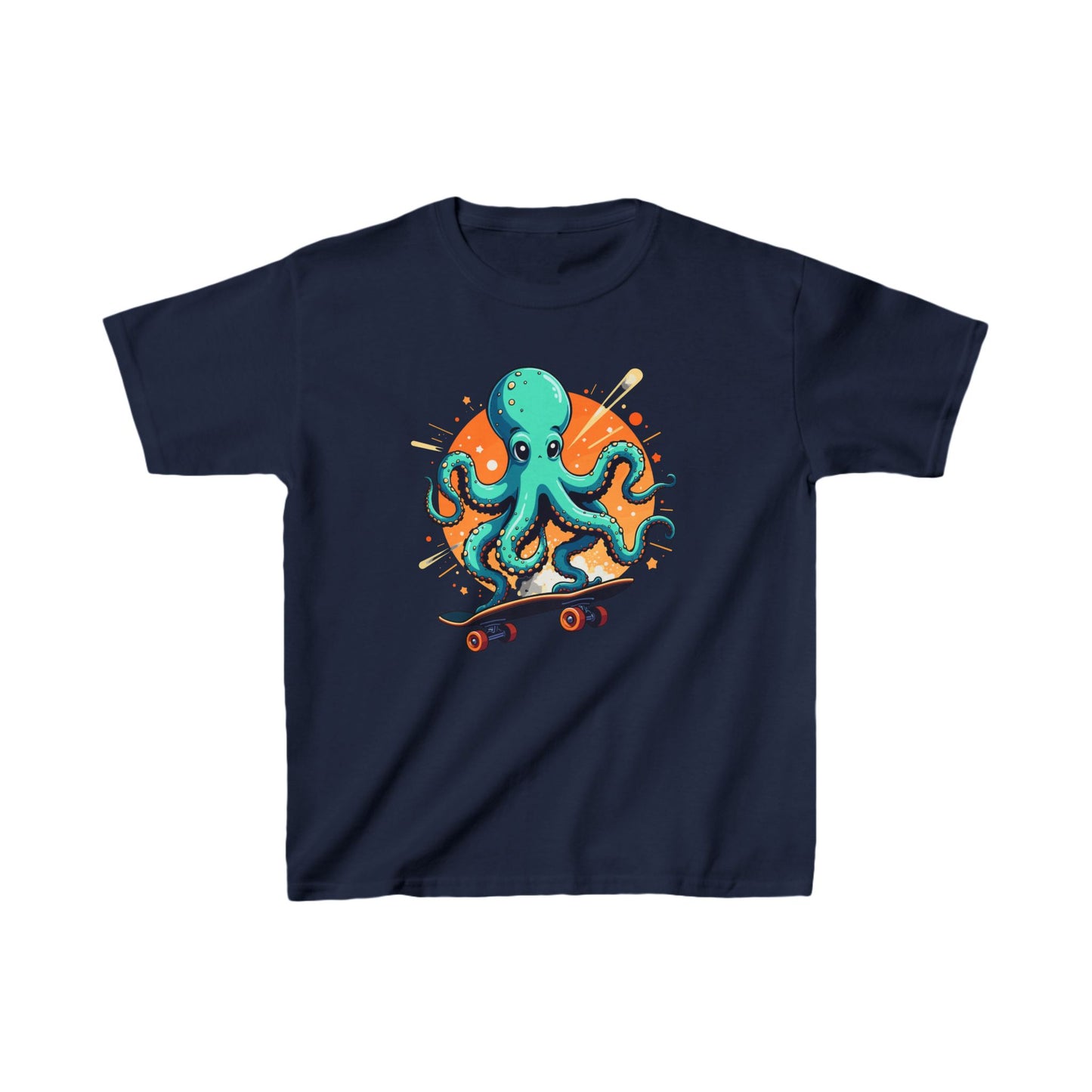 Skateboarding Octopus Kid's Tee