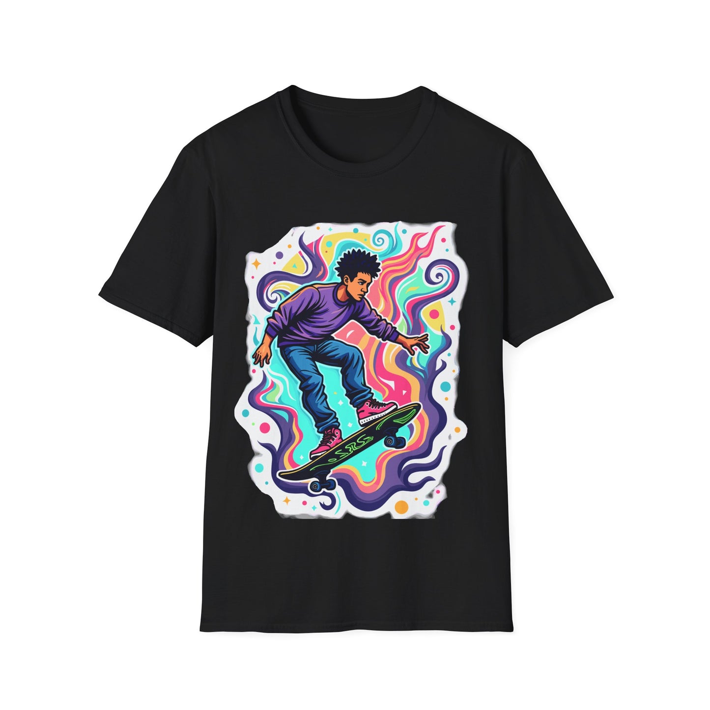 Psychedelic Skateboarder T-Shirt