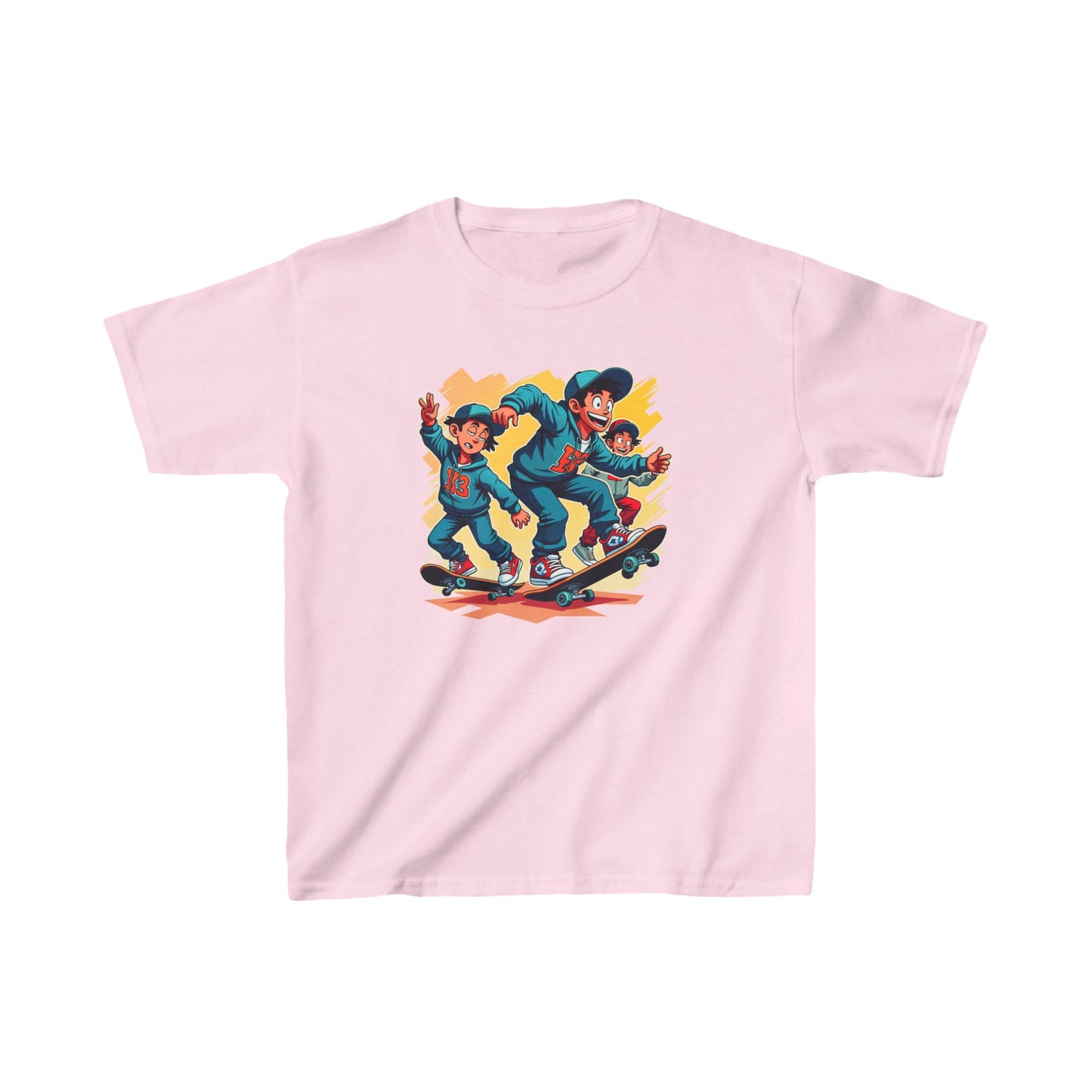 Skateboarding Buddies Kid's Tee