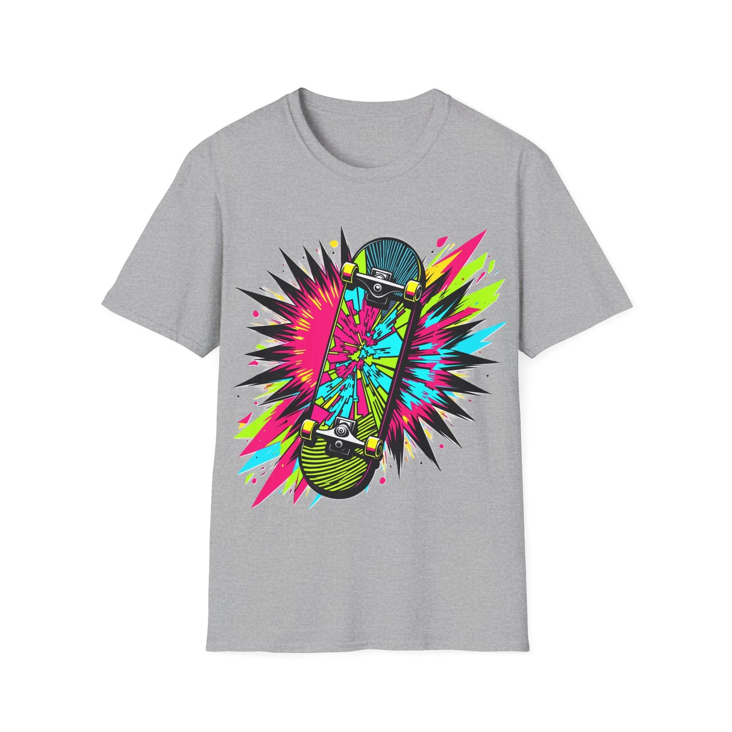 Neon Skateboard T-Shirt